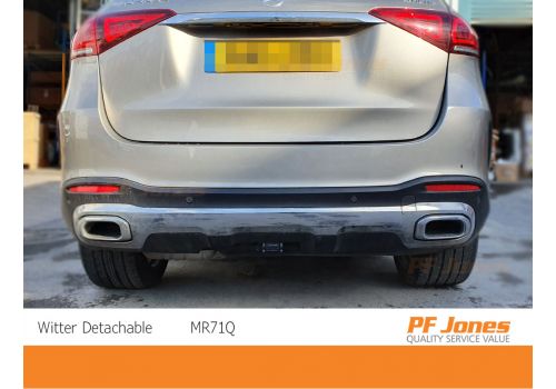 Mercedes GLE SUV W167 2019 Onwards_Witter Detachable Towbar Neck Removed
