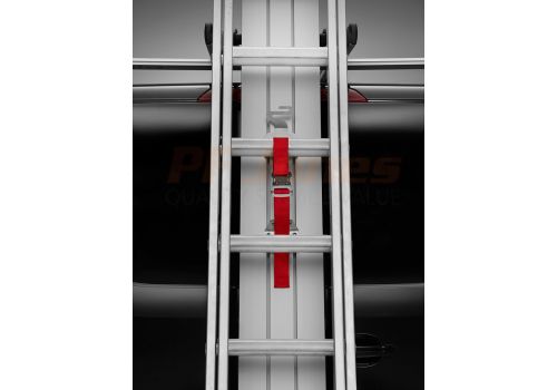 Ladder belted in