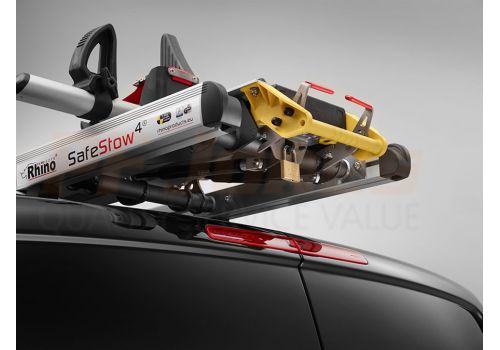 Secure ladders with padlock (Padlock not included)