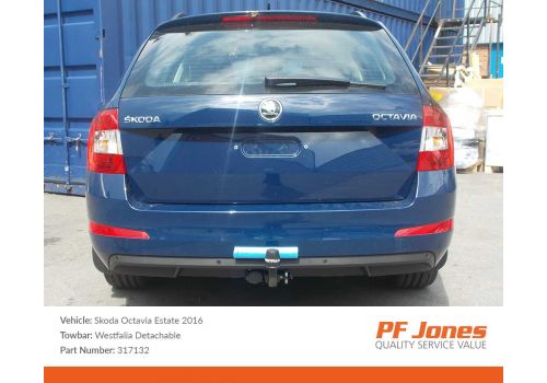 Skoda Octavia 2013 Onwards Westfalia Detachable Towbar