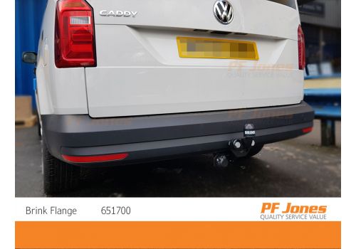 Volkswagen Caddy Brink Flange Towbar Fitted