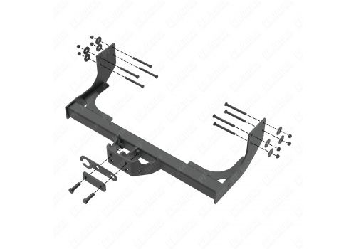 Volkswagen Crafter Van SRW without Step ONLY 2017 Onwards PF Jones Fixed Flange Towbar