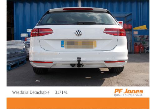 Volkswagen Passat Towbar Rear View Neck Fitted