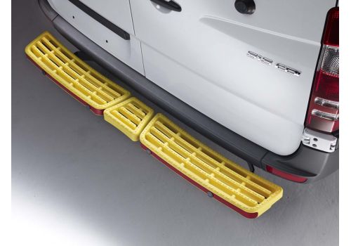 Peugeot Boxer 2006 Onwards Triple Access Step With Reversing Sensors YELLOW