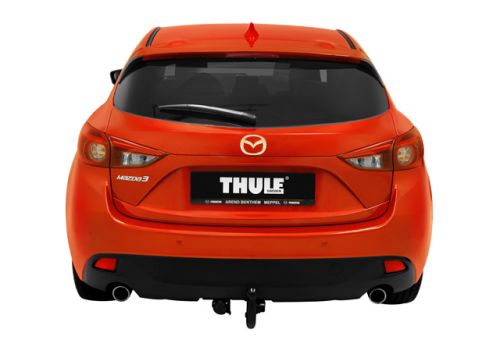Mazda 3 Hatchback 2014 on Thule Detachable Towbar