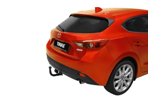 Mazda 3 Hatchback 2014 on Thule Detachable Towbar