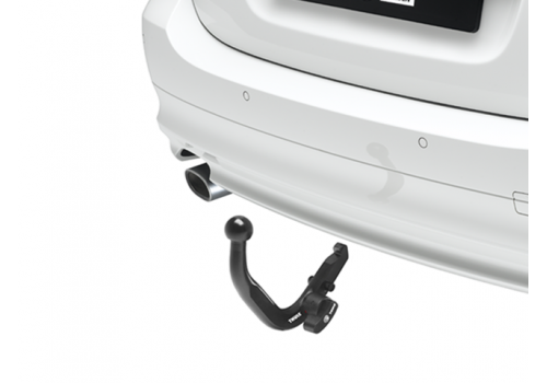 Toyota Auris Estate 2013 on Thule Detachable Towbar