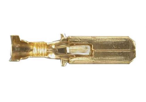 Push-On Terminal with Locking Tag - 6.30mm for 1.00-2.50mm² cable 0-011-22