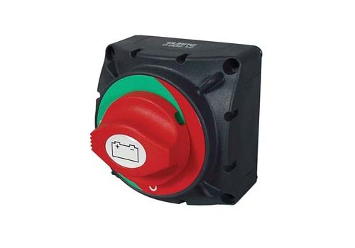 Rotary Marine Battery Isolator with Fixed Control Knob in Off Position - 300A 48V 0-605-12
