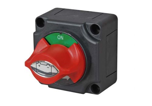 Rotary Marine Battery Isolator with Removable Control Knob in Off Position - 300A 48V 0-605-11
