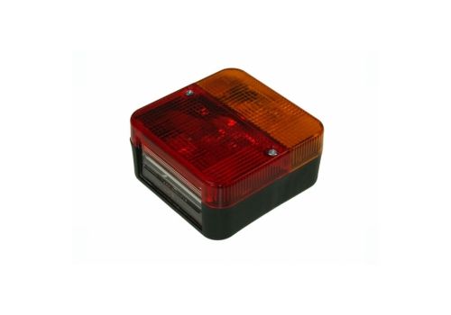 LAMP - SQUARE COMBI LAMP WITH BULBS (CRL12) BK