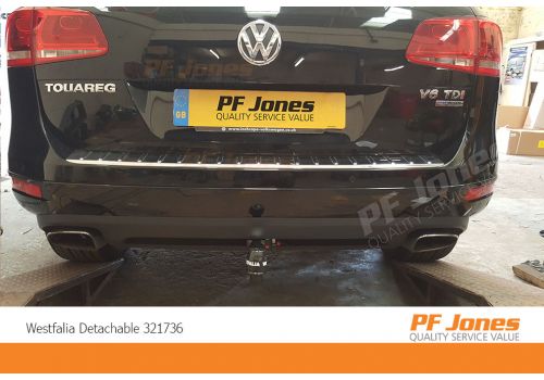 Volkswagen Touareg 2010 Onwards Westfalia Detachable Towbar