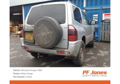 Mitsubishi Shogun SWB 2000-2007 Flange tow bar