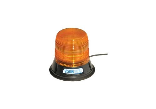 Midi LED Static Flash Magnetic Fixing Beacon Amber 12-24 Volt