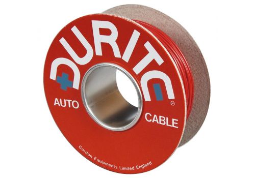 Red Single-Core PVC Auto Cable - 6mm² x 30m 0-947-05