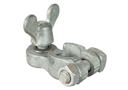 Negative Battery Terminals with Vertical 5/16" Whitworth Stud, Washer and Wing Nut 6-100-23