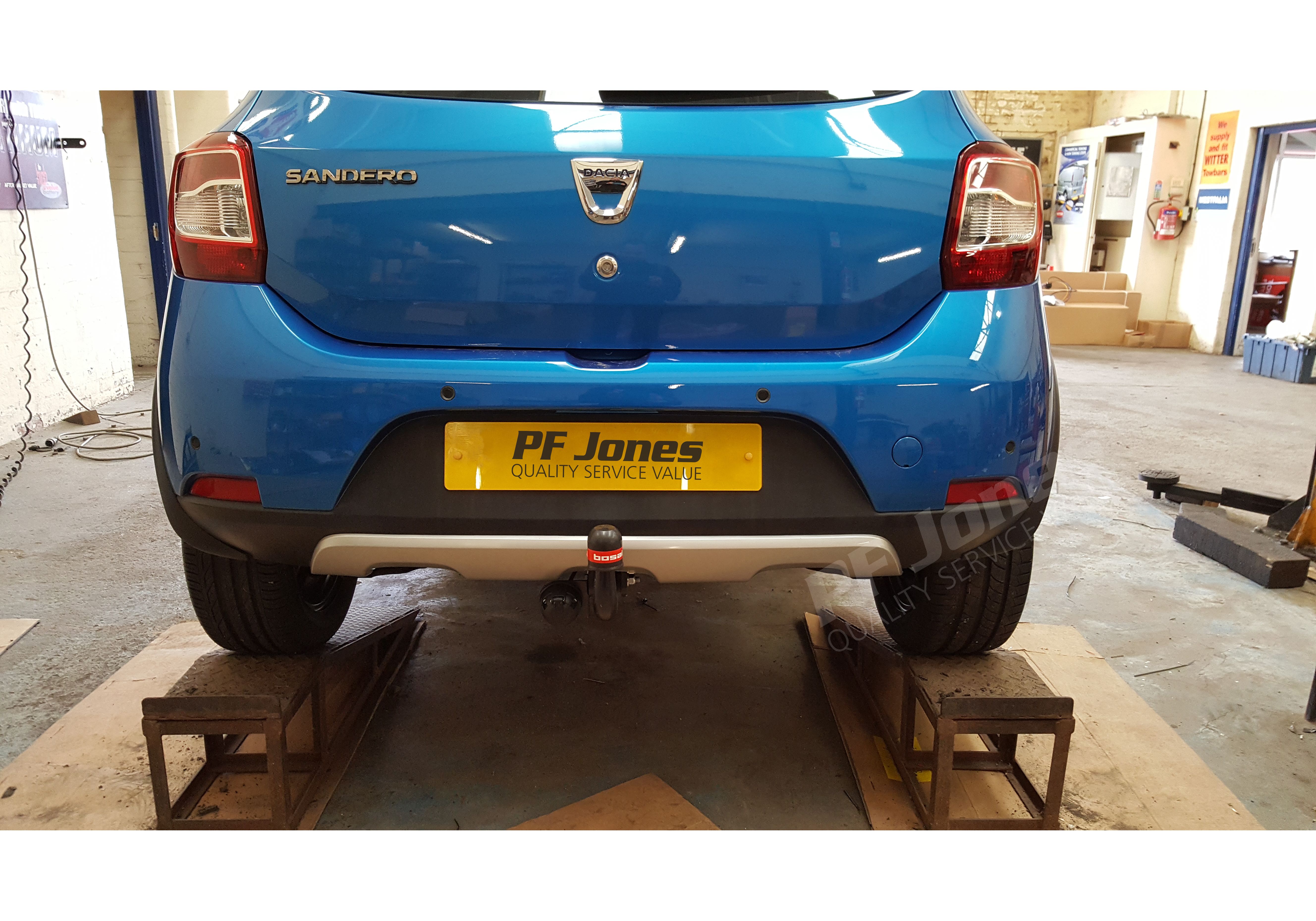 Dacia logan shop towbar