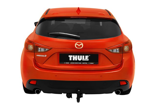 Mazda 3 Hatchback (2013+) Roof Bar Mouldings – Black, Clip-On, Genuine Mazda (BHY2509H0 + BHY2509L0)