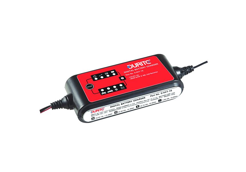 Chargeur de batterie 6V / 12V - 2A / 4A