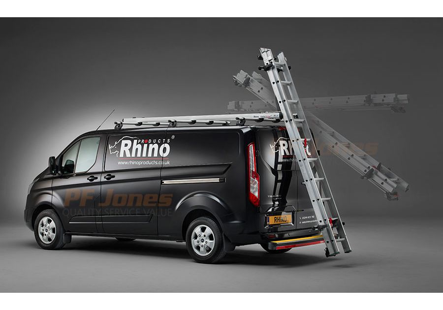 Low Vauxhall Vivaro 2014 Onwards Roof H1 Rhino Rear Door Ladder Kit 