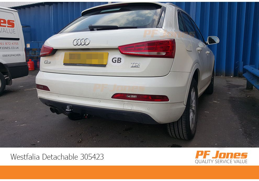 33023/F_UKH1 Fixed Swan Neck Towbar for Audi Q3 2-4WD S-Line 2011 